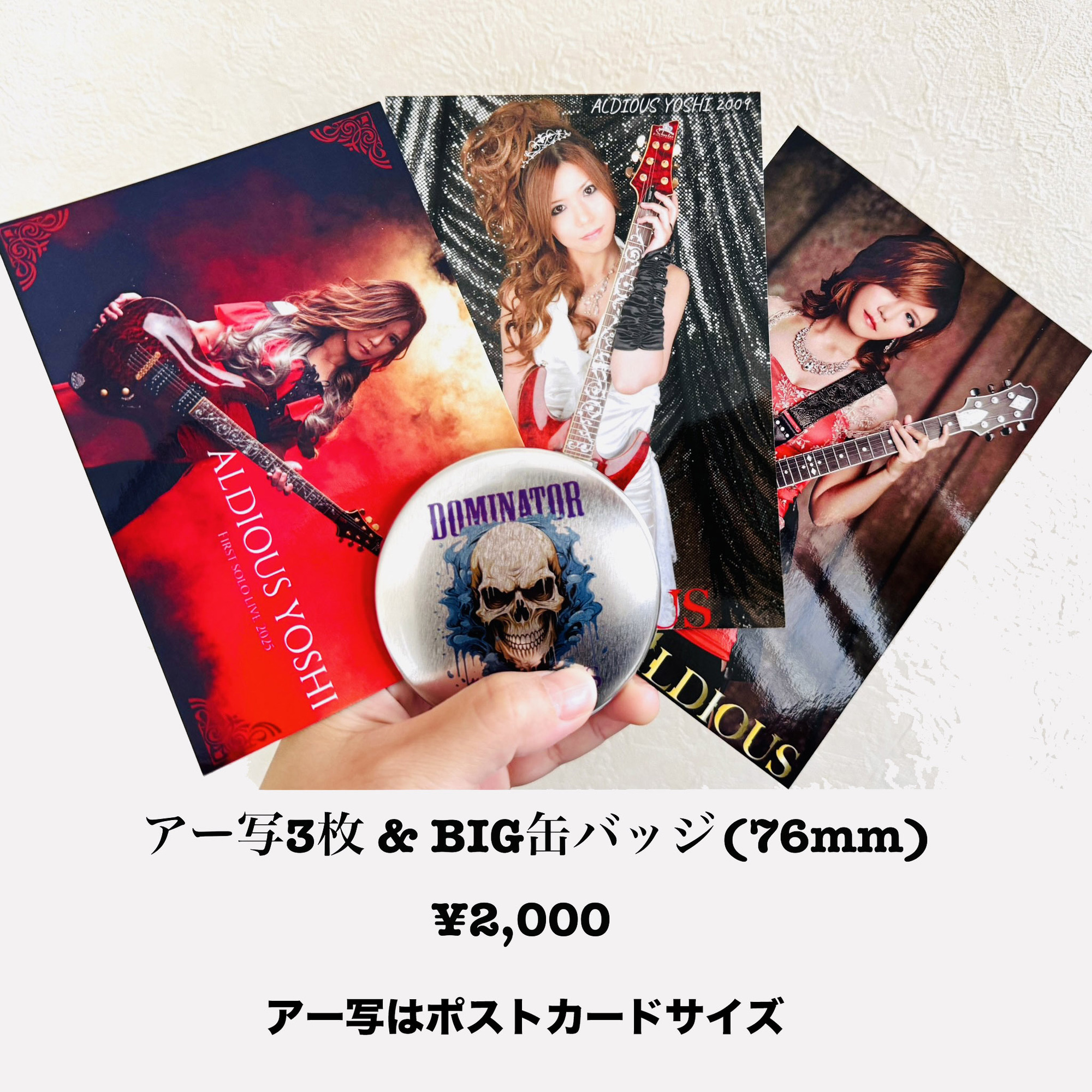 Yoshi & Arutoコラボ グッズ受注生産のお知らせ | Aldious